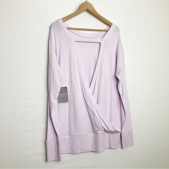 Athleta pastel lavender Chakra Sweatshirt - Picture 6 of 9